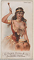 Tam Tam, from the Musical Instruments series (N82) for Duke brand cigarettes, W. Duke, Sons & Co.  American, Commercial color lithograph