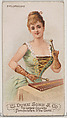 Xylophone, from the Musical Instruments series (N82) for Duke brand cigarettes, W. Duke, Sons & Co. American, Commercial color lithograph