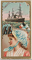 Steamship Bohemia, Hamburg American Packet Company, from the Ocean and River Steamers series (N83) for Duke brand cigarettes, W. Duke, Sons & Co.  American, Commercial color lithograph