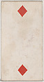 Two Diamonds, from the Playing Cards series (N84) to promote Turkish Cross-Cut Cigarettes for W. Duke, Sons and Co., W. Duke, Sons & Co.  American, Commercial color lithograph
