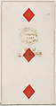 Three Diamonds, from the Playing Cards series (N84) to promote Turkish Cross-Cut Cigarettes for W. Duke, Sons and Co., W. Duke, Sons & Co.  American, Commercial color lithograph