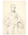 Admiral Sir Fleetwood Broughton Reynolds Pellew, Jean Auguste Dominique Ingres (French, Montauban 1780–1867 Paris), Graphite on wove paper