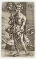Judith with the Head of Holofernes, Albrecht Altdorfer  German, Engraving