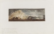 Peace of 1814 and Centennial of the House of Brunswick: "The Effect Previous to Discovering the Illuminated Temple of Peace and Concord in St. James's Park, London, August 1, 1815" [should be 1814], Anonymous, British, 19th century, Watercolor