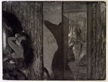 Actresses in Their Dressing Rooms, Edgar Degas (French, Paris 1834–1917 Paris), Etching and aquatint; fourth state of five