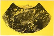 The Drama of the Sea, from the Volpini Suite: Dessins lithographiques, Paul Gauguin (French, Paris 1848–1903 Atuona, Hiva Oa, Marquesas Islands), Zincograph on chrome yellow wove paper; first edition