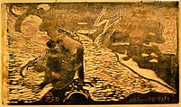 Auti Te Pape, Paul Gauguin (French, Paris 1848–1903 Atuona, Hiva Oa, Marquesas Islands), Woodcut printed in color on wove paper