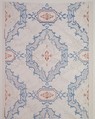 Entrance-hall Wallpaper from the Collins House, Anonymous, American, 19th century, Roller-printed paper
