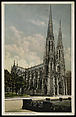 St. Patrick's Cathedral, New York, Detroit Publishing Company  American, Color lithograph