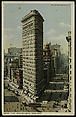 Flatiron Building, New York, Detroit Publishing Company (American), Color lithograph