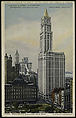 Woolworth Building, New York, Detroit Publishing Company  American, Color lithograph