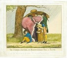 The Summer Shower, or Mademoiselle Par, a Pluye, George Townley Stubbs (British, Liverpool 1756–1815?), Etching, hand colored