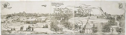 Entry of Charles V into Munich, June 10, 1530, Sebald Beham German, Woodcut