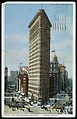 Flatiron Building, New York, Detroit Publishing Company (American), Color lithograph