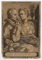 Sense of Smell (copy), Anonymous, Netherlandish, 16th century, Engraving
