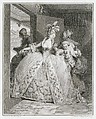 Les Adieux, from Le Monument du Costume, Written by Restif de La Bretonne (1734–1806), Etching and engraving