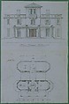 A. J. Davis, Scrapbook VI, Alexander Jackson Davis (American, New York 1803–1892 West Orange, New Jersey), Bound pages mounted with drawings and prints