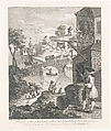 Satire on False Perspective: Frontispiece to "Kirby's Perspective", Luke Sullivan (Irish, 1705–1771 London), Etching and engraving; second state of two