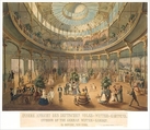 Innere Ansicht des Deutschen Volks Winter Gartens. IInterior of the German Winter Garden. 45 Bowery, New York, Fritz Meyer  American, Watercolor