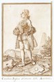 Joseph Henry of Straffan, Co. Kildare, Pier Leone Ghezzi (Italian, Comunanza near Ascoli Piceno 1674–1755 Rome), Pen and brown ink, over traces of black chalk