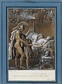 The Mourning of Pallas, Anne Louis Girodet-Trioson (French, Montargis 1767–1824 Paris), Pen and brown ink, brush and gray and brown wash, heightened with white
