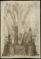 The Round Tower Ruptured to Reveal the Statue of the King of the Romans, Claude Lorrain (Claude Gellée) (French, Chamagne 1604/5?–1682 Rome), Etching; second state of two (Mannocci)
