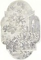 The Vision of Saint Benedict, Francesco de Mura (Italian, Naples 1696–1782 Naples), Pen and brown and gray ink, brush and gray wash, over graphite