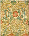 Pink and Rose, William Morris (British, Walthamstow, London 1834–1896 Hammersmith, London), Block-printed in distemper colors