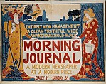 Morning Journal, Louis John Rhead  American, Lithograph