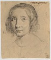 Portrait of Charlotte Duchesne, Philippe de Champaigne (French, Brussels 1602–1674 Paris), Black chalk, heightened with white, with touches of red chalk