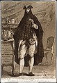 A man wearing a mask drinking a cup of coffee (Le Masque au Caffé), title page to "Divers Portraits", Giovanni David (Italian, Cabella Ligure 1749–1790 Genoa), Etching and aquatint; second state of two