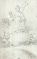 The Virgin of the Sacred Heart, Théodore Gericault (French, Rouen 1791–1824 Paris), Graphite