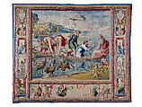 The Miraculous Draft of the Fishes (from the Second Edition of the Acts of the Apostles Tapestry Series), Jan van Tieghem  Flemish, Warp: wool, 7-8 per cm; weft: wool and silk, lined on the reverse, 34-38 per cm