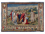 Christ’s Charge to Peter (from the Second Edition of the Acts of the Apostles Tapetry Series), Jan van Tieghem  Flemish, Wap: wool, 7-8 per cm; weft: wool and silk, lined on the reverse, 34-38 per cm