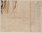Lamentation (recto); Studies of Legs and Draperies (verso), Michelangelo Buonarroti (Italian, Caprese 1475–1564 Rome), Red chalk (recto); pen and ink (verso)