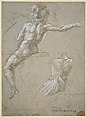 Study of a Soldier on Horseback, Raphael (Raffaello Sanzio or Santi) Italian, Metalpoint, highlighted with white gouache, on paper prepared brownish gray