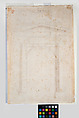 Preliminary design for the Porta Pia, Michelangelo Buonarroti (Italian, Caprese 1475–1564 Rome), Black chalk, brown wash and white gouache