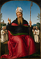 Saint Augustine with Members of an Augustinian Confraternity, Perugino (Pietro di Cristoforo Vannucci)  Italian, Oil on wood