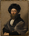 Portrait of Baldassarre Castiglione, Raphael (Raffaello Sanzio or Santi) Italian, Oil on canvas