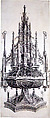 Design for a Censer, Master W with Key Netherlandish, Engraving