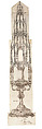 Design for a Tower Monstrance, Alart Du Hameel, Engraving