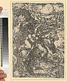 The Abduction on a Unicorn, Albrecht Dürer (German, Nuremberg 1471–1528 Nuremberg), Etching