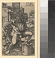The Drunken Peddler (The Drunken Drummer), Dirck Vellert (Netherlandish, Amsterdam (?) ca. 1480/85–ca. 1547), Etching