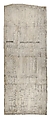 Partial Elevation and Plan of the Facade of Strasbourg Cathedral, Michel de Fribourg  German, Pen and black ink, over blind ruling with stylus, guided by compass and straightedge, on parchment