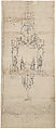Design for a Tower Monstrance, Jörg Syrlin the Younger, Pen and black ink on paper