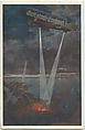 God Punishes England!, Anonymous, German, 20th century German, Color lithograph