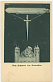 The Sword of Damokles, Anonymous, German, 20th century German, Color lithograph