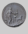 Medal of Michelangelo Buonarroti (recto), Allegory of the Blind Man (verso), Leone Leoni (Italian, Menaggio ca. 1509–1590 Milan), Silver