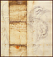 Letter to Pietro Urbano (20 August 1519) with sketch of a bird (recto and verso), Michelangelo Buonarroti (Italian, Caprese 1475–1564 Rome), Black chalk (drawing), pen and brown ink (recto); pen and brown ink (verso)