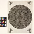 “The Fifth Knot”. Interlaced Roundel with Seven Six-pointed Stars, Leonardo da Vinci  Italian, engraving